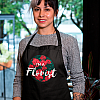 Фартук черный кухонный с принтом для флориста I'm A Florist Я - флорист Розы ФА000736 Кавун 68 см