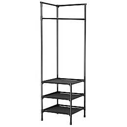 Угловая вешалка для одежды RIAS Corner Coat Rack 180х45х45см Black (3_04420)