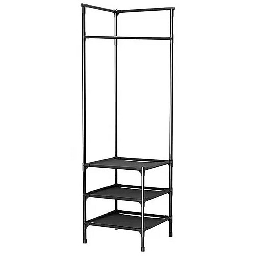 Угловая вешалка для одежды RIAS Corner Coat Rack 180х45х45см Black (3_04420)