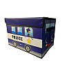 Ящик для хранения игрушек и вещей автобус синий police HMD 216-10228676