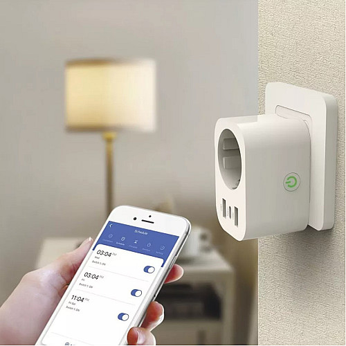 Розумна Wi-Fi розетка Proove Rapid Smart Socket PD-02 EU 1AC біла