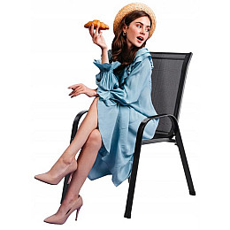 Кресло садове Garden Line Majorka Black