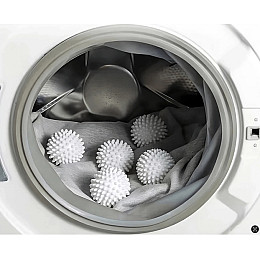 Мячики шарики для стирки одежды Kayfovo Balls KB2W 2 шт Белый