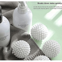 Мячики шарики для стирки одежды Kayfovo Balls KB2W 2 шт Белый