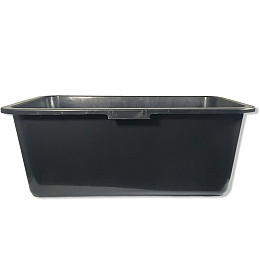 Миска 90 л прямокутна «Plastic's Craft» Чорна