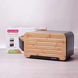 Хлібниця Kamille KM 1107 35 х 20 х 13.5 см Чорна