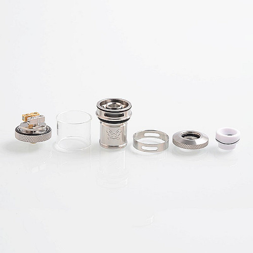 Атомайзер бак для вейпа Dead Rabbit RTA 25mm 4.5ml Silver (am369-hbr)
