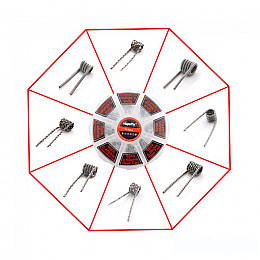 Набор Спиралей Vapefly 8 в 1 для Дрипок, Обслуживаемых Баков и Электронных Сигарет (bs003-hbr)