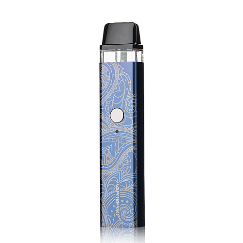 Підсистема солева електронна сигарета Vaporesso XROS Pod Kit 800mAh 2ml Paisley Blue (sn1260-hbr)