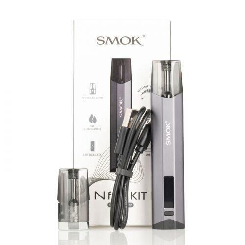 Под-система солевая электронная сигарета SMOK Nfix 25W Pod Kit 700mAh 3ml Gray (sn1525-hbr)