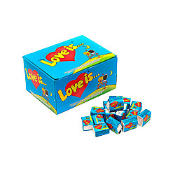 Жевачка Love is Банан-Клубника Упаковка 100 шт (15317)