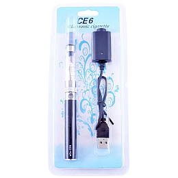 Стартовий набір електронна сигарета CE-6 650mAh Kit Black (10026-hbr)