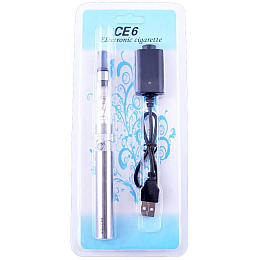 Стартовый набор электронная сигарета ATVS CE-6 900mAh Kit Silver (10027-hbr)