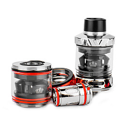 Атомайзер обслуживаемый для вейпа Uwell CROWN 5 24mm 2ml Silver (10813-hbr)
