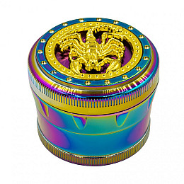 Гріндер для подрібнення тютюну ASHTRAY HL-198 Скорпіон Rainbow (10893-hbr)