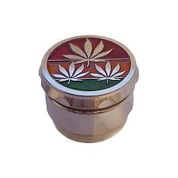Гриндер для подрібнення тютюну ASHTRAY HL-200 Конопля Silver (10877-hbr)