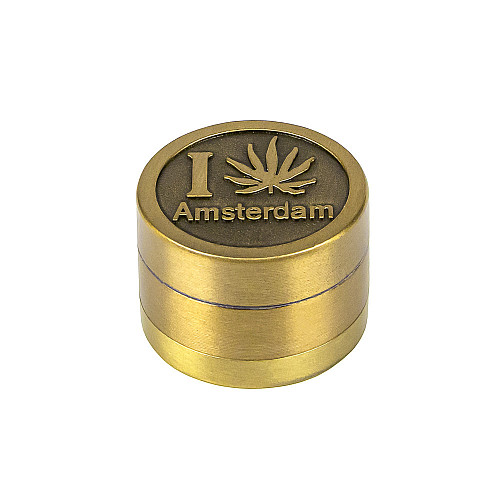 Гріндер для подрібнення тютюну ASHTRAY HL-246 I Конопля Amsterdam Gold (10928-hbr)