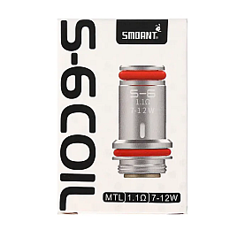 Сменный испаритель для вейпа Smoant Santi Coil S-6 - 1.1 Ом (10203-hbr)