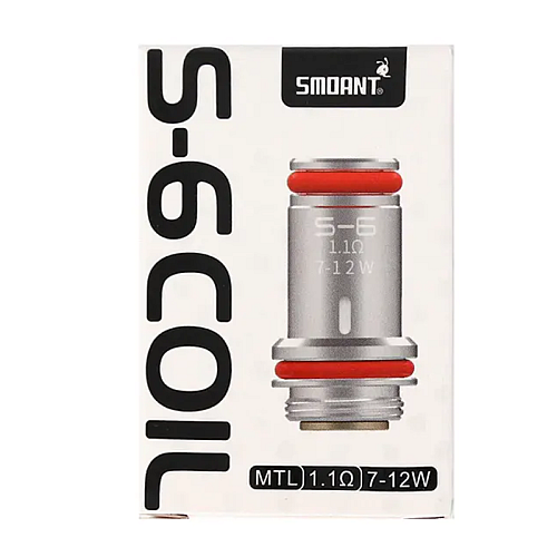 Сменний випарник для вейпа Smoant Santi Coil S-6 - 1.1 Ом (10203-hbr)