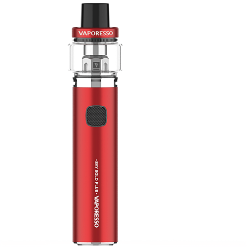 Стартовый набор электронная сигарета Vaporesso Sky Solo Plus 3000mAh 8ml Kit Red (sn1614-hbr)