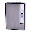Портсигар на 10 сигарет с зажигалкой FOCUS №HL-150 Gray (10836-hbr)