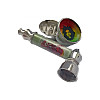 Трубка курильна і гріндер для подрібнення тютюну Lighter HL-YD-305 Bob Marley Зелений (10917-hbr)