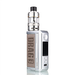 Электронная сигарета VooPoo Drag 3 177W with TPP-X Tank Kit Silver Treasure Lime (10232-hbr)