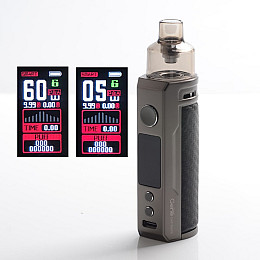 Підсистема VOOPOO Drag S 60W Pod Kit 2500mAh 4.5ml вуглецеве волокно (10231-hbr)