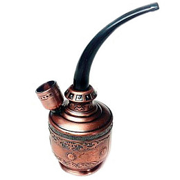 Походний міні Кальян JinDian Yandou JD-128 №3824 Бронзовий (10887-hbr)