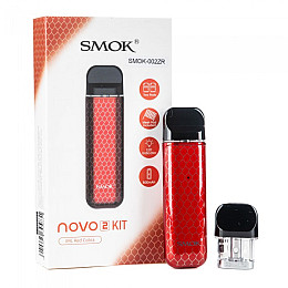 Под-система солевая электронная сигарета Smok Novo 2 Pod Kit 800mAh 2ml Red Cobra (11575-hbr)