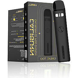 Под-система солевая электронная сигарета Uwell Caliburn G2 Pod Kit 750mAh 2ml Carbon Black (11587-hbr)