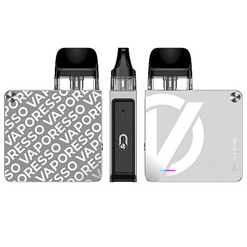 Підсистема солева електронна сигарета Vaporesso XROS 3 Nano Pod 1000mAh 2ml Kit Silver (11608-hbr)