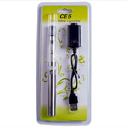 Під-система електронна сигарета ATVS CE-5 650mAh Kit Silver (10025-hbr)