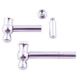 Трубка курительная металлическая молоток Changfeng HL-237 Silver (15647-hbr)