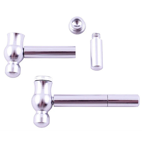 Трубка курительная металлическая молоток Changfeng HL-237 Silver (15647-hbr)