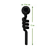 Трубка курительная стеклянная с охлаждением DK Спираль DK-8569A Black (15671-hbr)