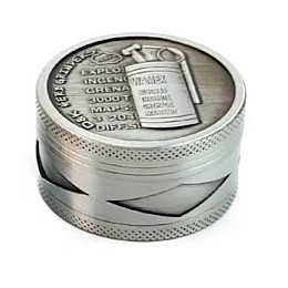 Гриндер для измельчения табака Changfeng D&K Гранаты DK-5081-X3 Silver 4 (15705-hbr)