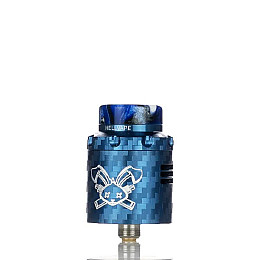 Бак дрипка Hellvape Dead Rabbit 3 RDA 24mm Синій карбоновий волокно (15863-hbr)