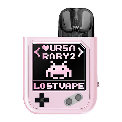 Підсистема Lost Vape Ursa Baby 2 Pod 900mAh 2.5ml Kit Joy Pink Pixel Role (15804-hbr)