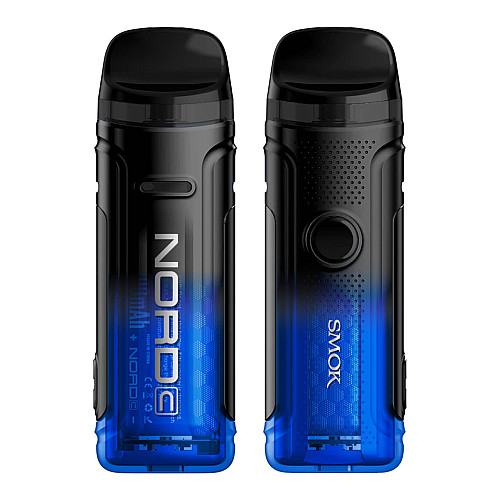 Под-система Smok Nord C 50W Pod 1800mAh 4.5ml Kit Transparent Blue (15817-hbr)