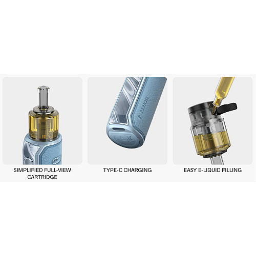 Под-система Voopoo Doric E Pod 1500mAh 3ml Kit Cyan (15828-hbr)