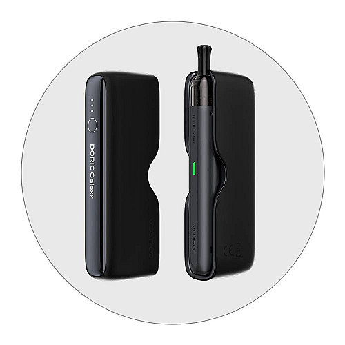 Под-система Voopoo Doric Galaxy Pen Pod with PCC Box 500 mAh 1800 mAh 2 мл Kit Black (16786-hbr)