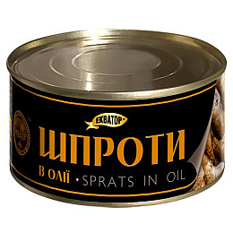 Шпроти в олії Екватор 335 г 4820062448918