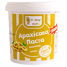 Арахісова паста Funny Nuts Класична 500 г (1313607460)