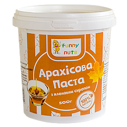 Арахисовая паста Funny Nuts с кленовым сиропом 500 г (1313738193)