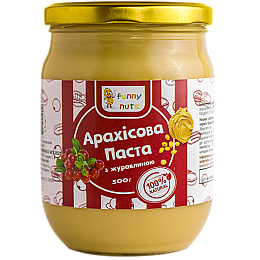 Арахісова паста Funny Nuts з журавлиною 500 г (1314583589)