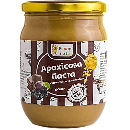 Арахисовая паста Funny Nuts с черносливом и шоколадом 500 г (1314589345)
