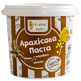 Арахісова паста Funny Nuts з керобом 1000 г (1320090918)