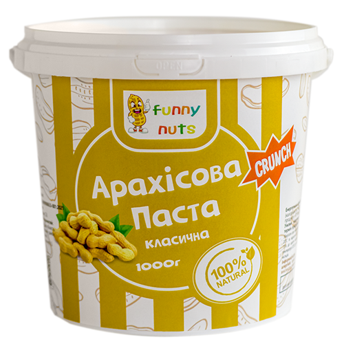 Арахісова паста Funny Nuts Класична 1000 г (1320094017)