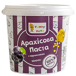Арахісова паста Funny Nuts з чорносливом 1000 г (1320107718)